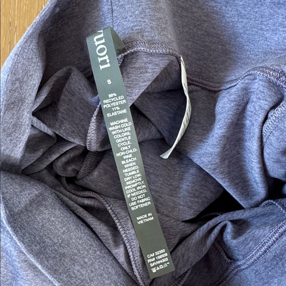 Vuori Halo Straight Leg Trouser DreamKnit Cosmic Heather Size S NWT Minimalist - Picture 10 of 10